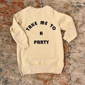 Zara Girls tunic sweatshirt